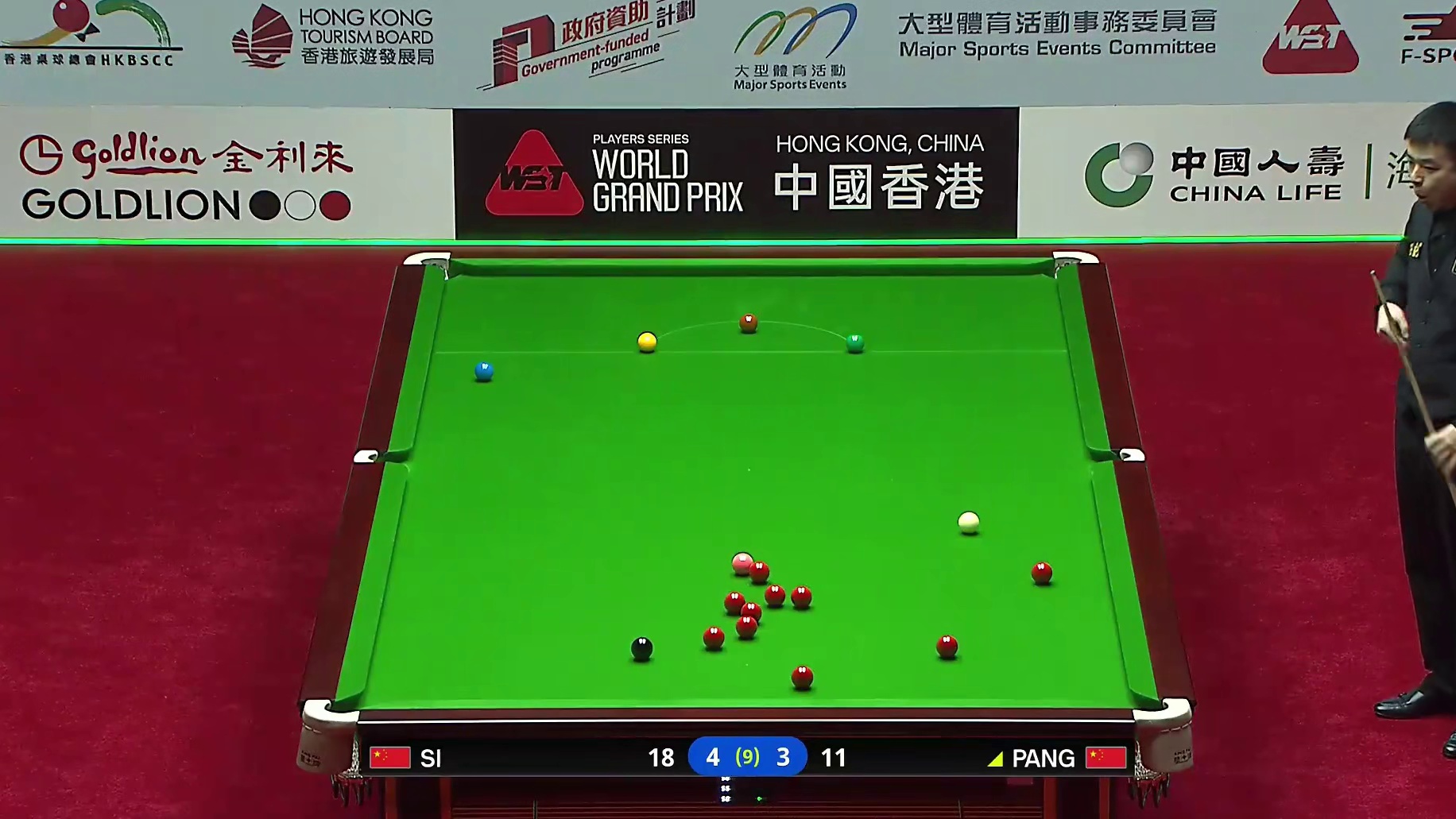 世界大奖赛，肖国栋5-3奥沙利文晋级8强，结局火箭抠掉皮头闹脾气