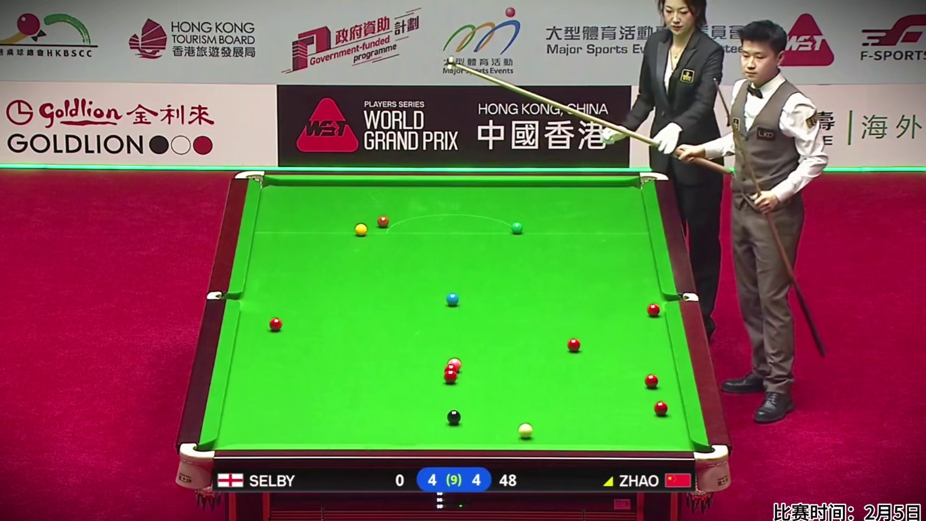 2026世界大奖赛：赵心童5-4战胜塞尔比晋级8强