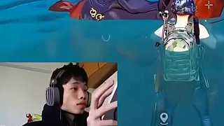 mini14射手步槍慘遭鯊魚嫌棄！碰到小孩哥鯊魚聯(lián)合克里斯制裁！