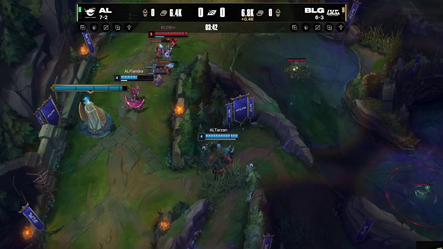 AL上野联动拿下Bin兔子一血