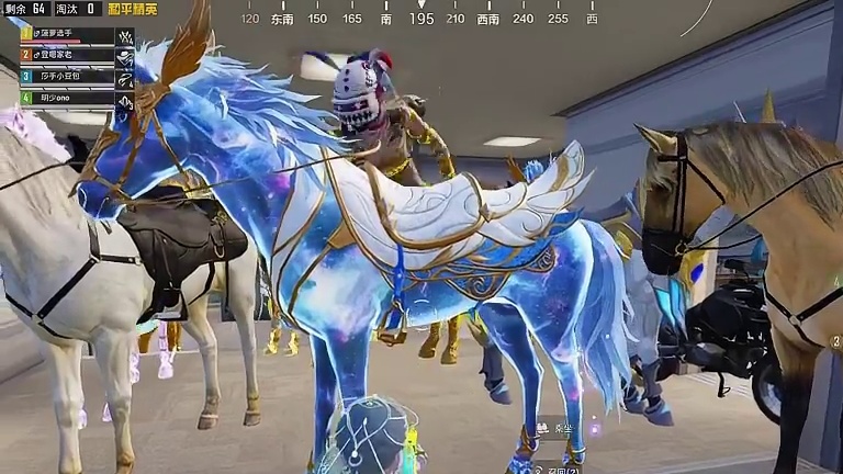 用这么多马轻轻松松守基站，主播来了也不怕