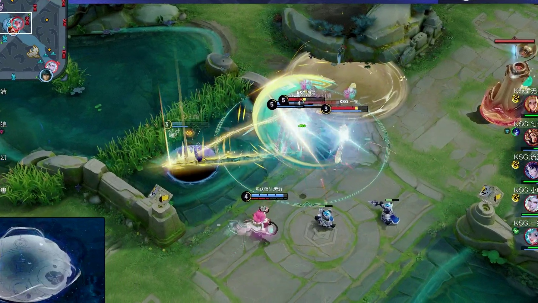 流浪海月先手拉到少司缘，但随后狼队反打击杀杨戬