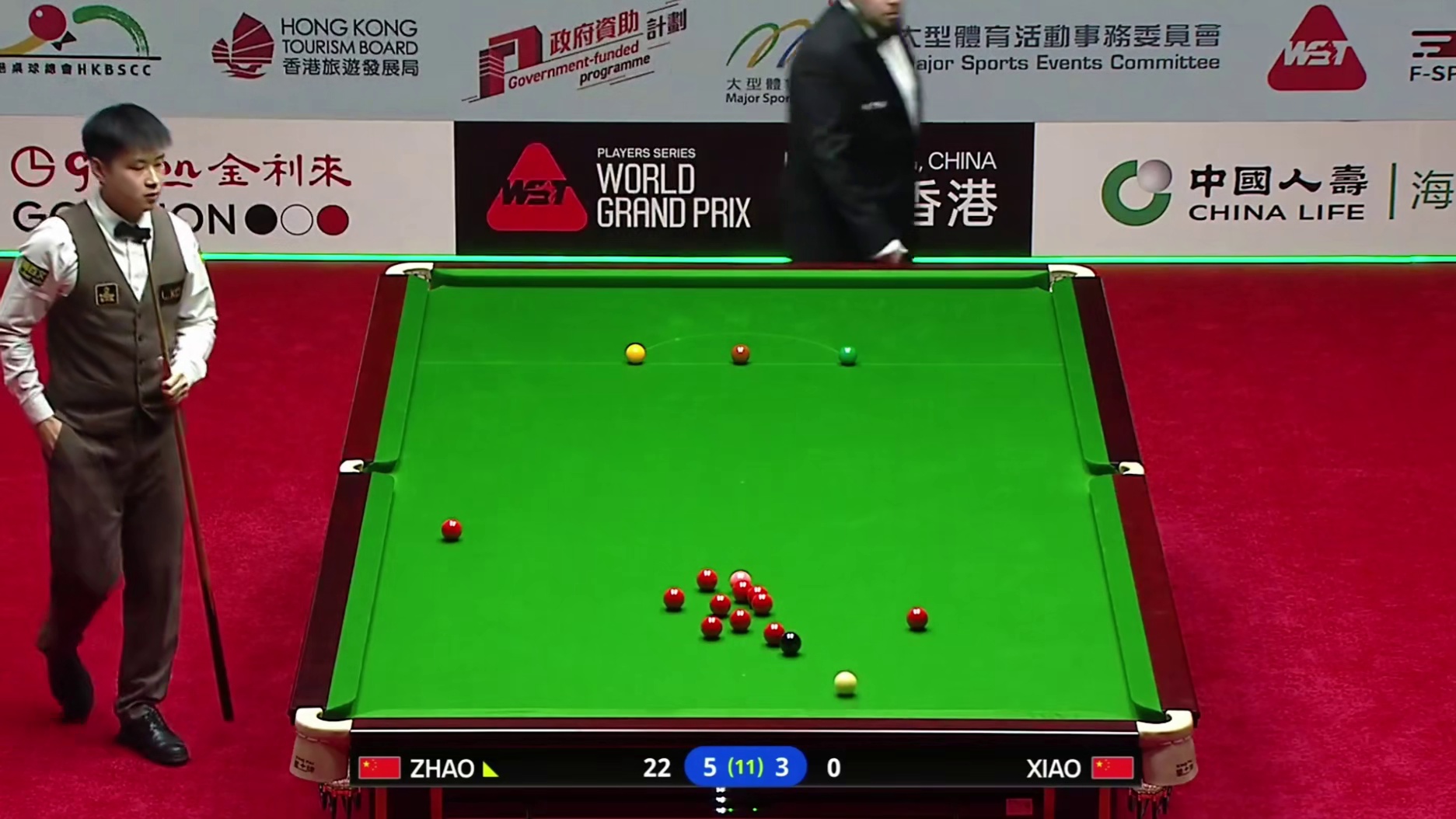 2026斯诺克世界大奖赛，赵心童6比3肖国栋，决赛会师张安达