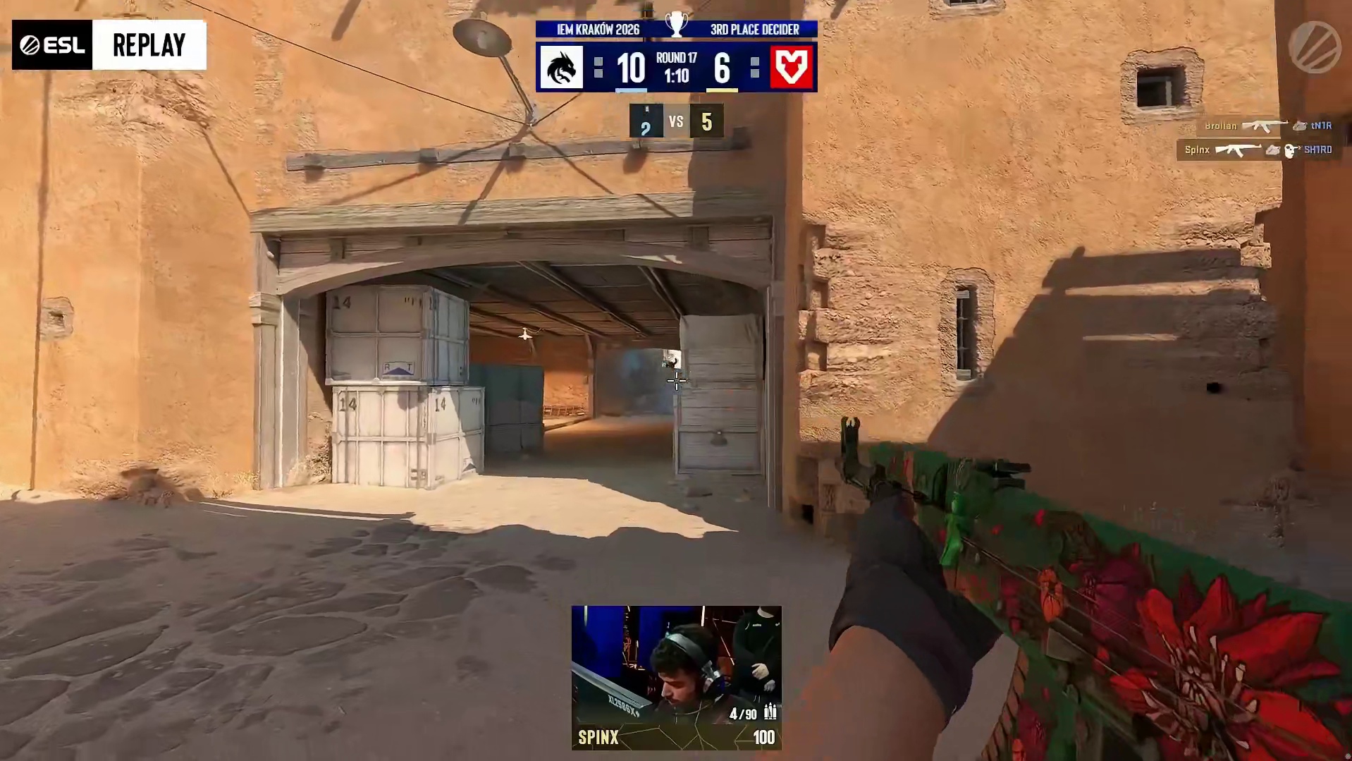 Spinx中路完美截断三杀锁定胜局！