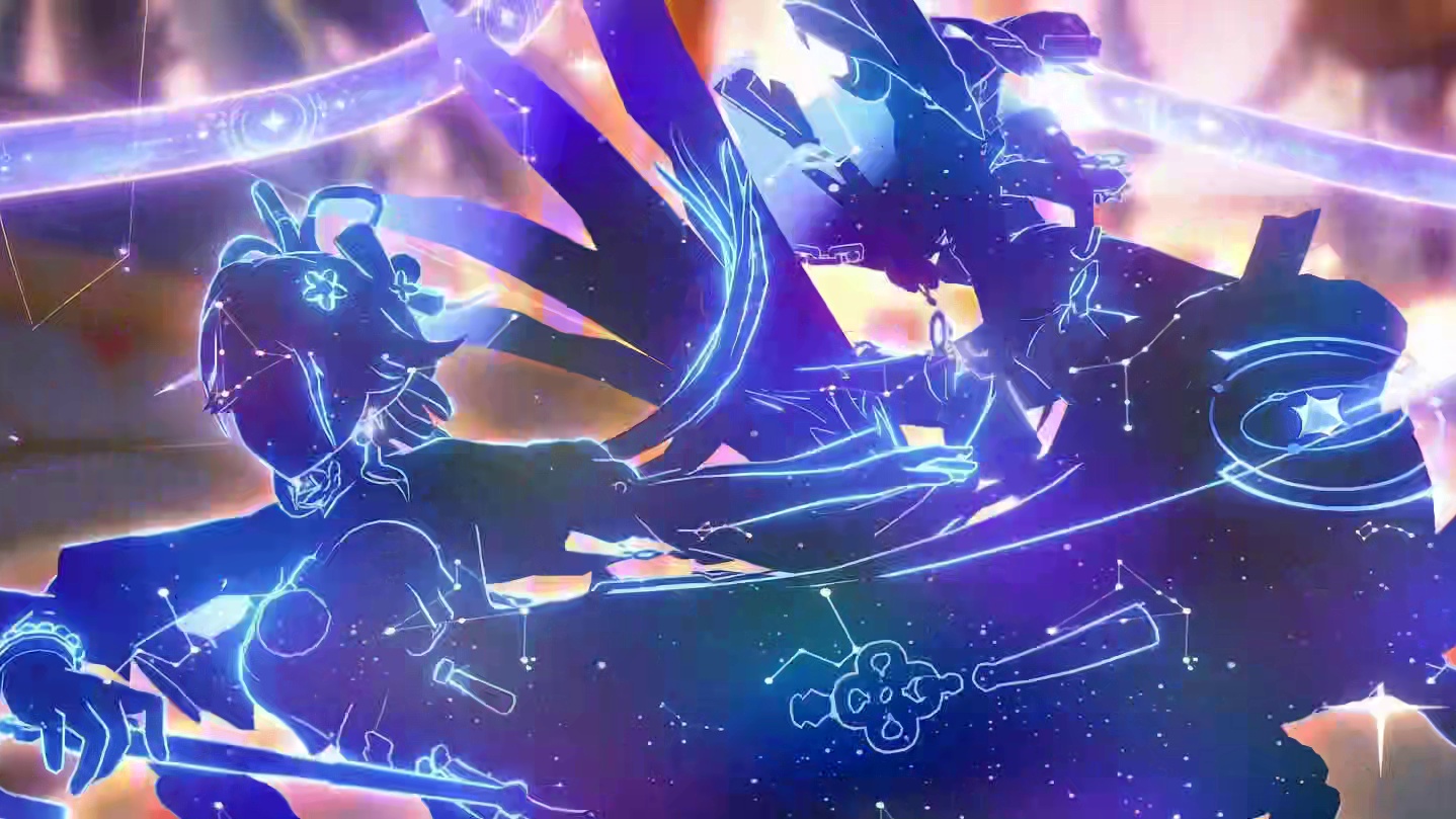 《崩坏3》嗨爱愿妖精服装「霁月婵娟」即将登场 云霭裁裳露为璁，烟霞流入鬓边红。
漫行雪圃花先发，