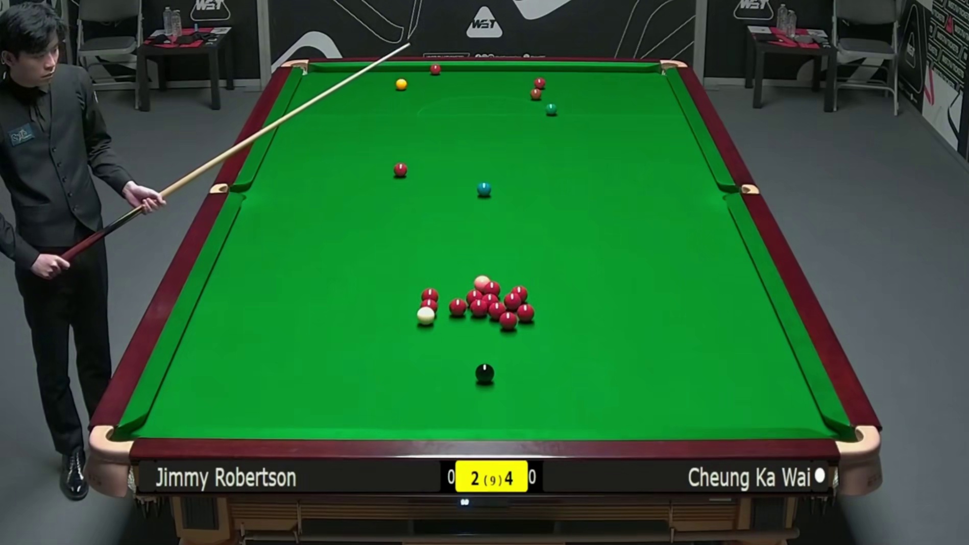 2026斯诺克世界公开赛：罗伯逊VS张家玮