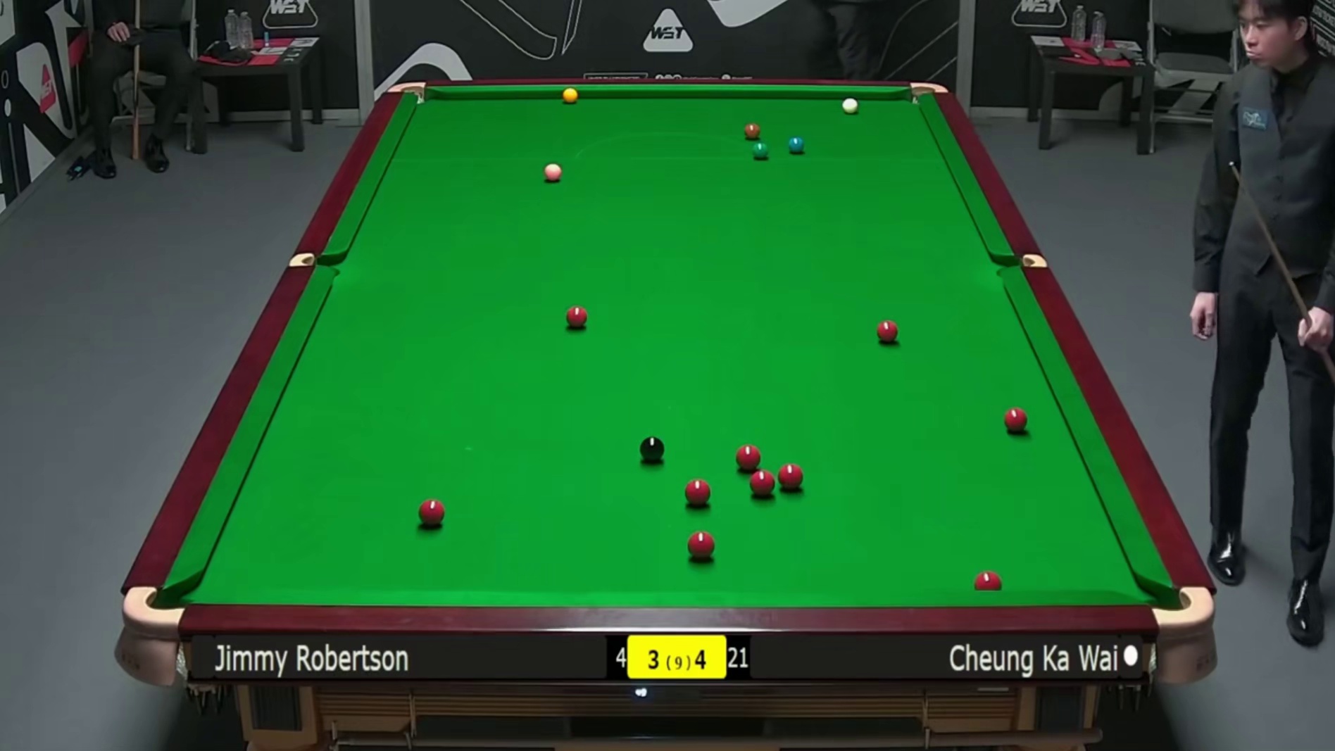 2026斯诺克世界公开赛：罗伯逊VS张家玮