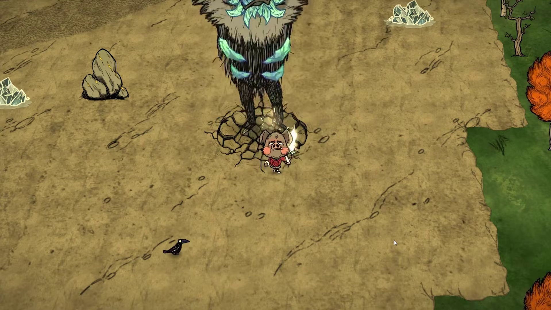 饥荒神话书说八戒：击败天体英雄，大战装甲熊獾