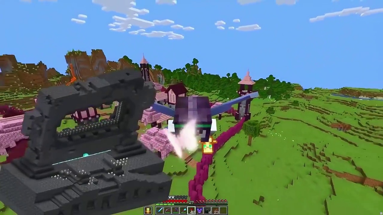 我的世界：将地下古城打造成嗅探兽庇护所，让灭绝物种重获新生！ #