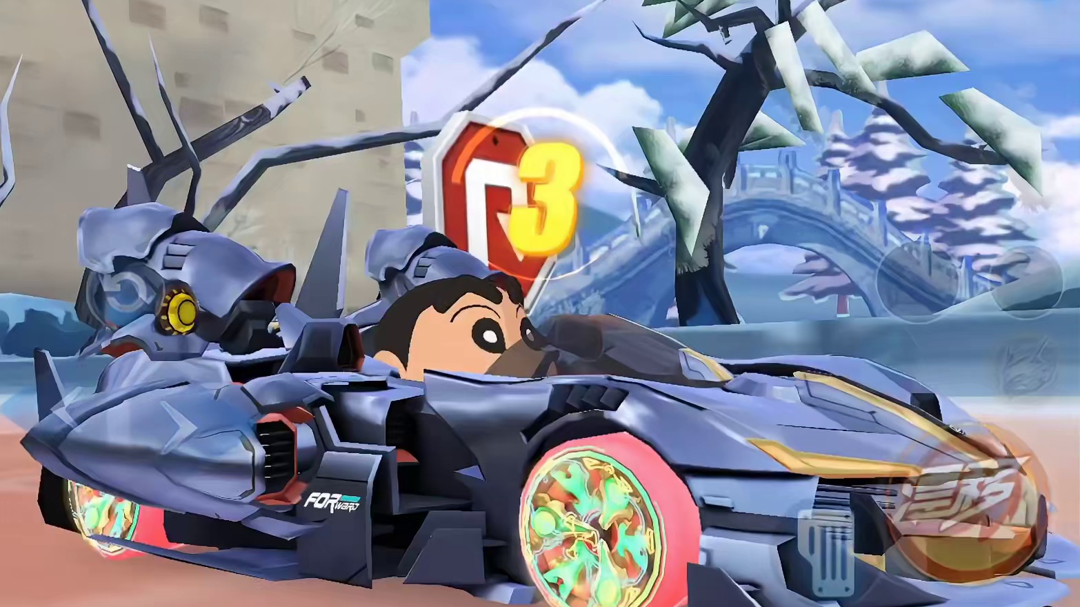 玩飞车八年，第一次用腾空车刷了平地图记录，暗示八月机甲定位？ #