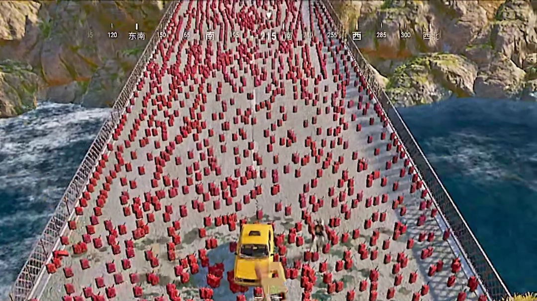 一万个汽油桶堵桥