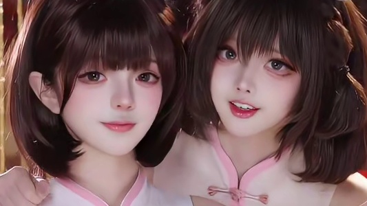 如果蘑菇和少侠一起给你拜年的话