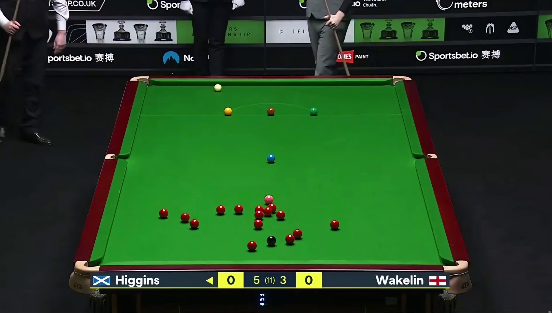 2026斯诺克球员锦标赛：伟克林vs希金斯