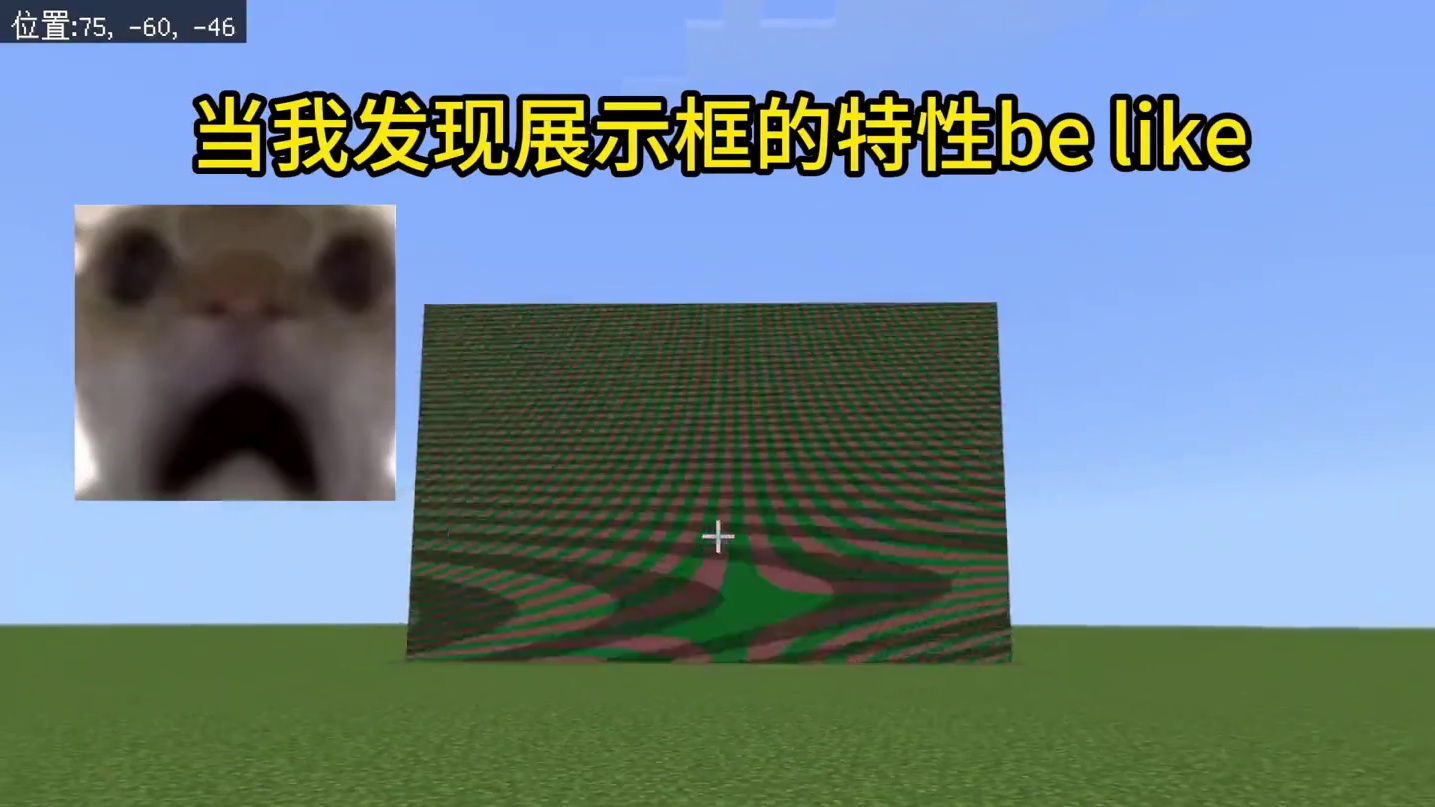 我的世界：当我发现展示框的特性be like