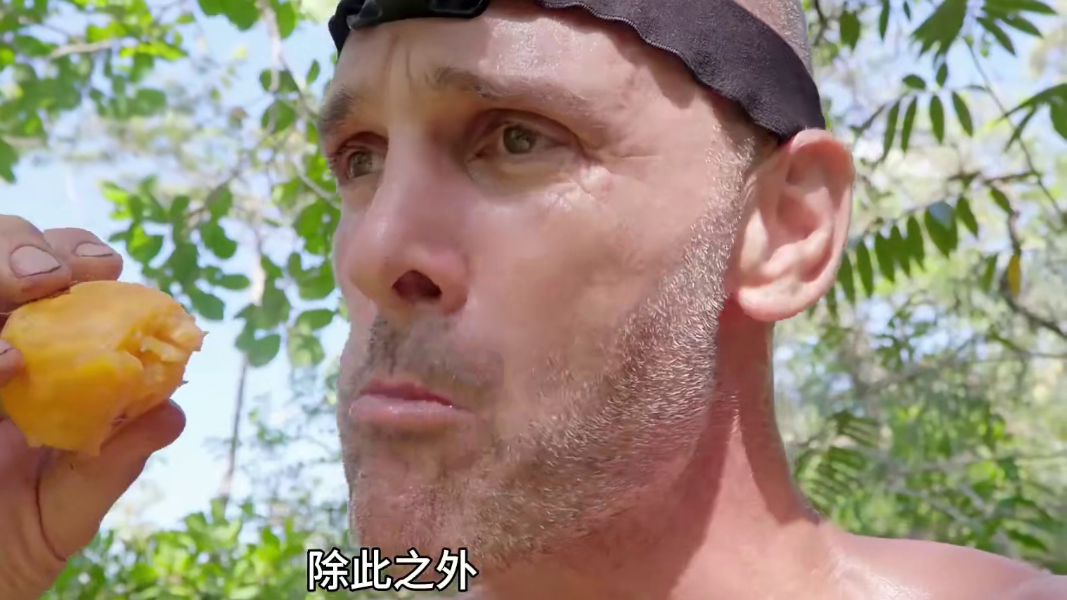 哥伦比亚荒野求生，吃上烤鱼仔和烤鳄鱼，外加无花果当甜品 (1)