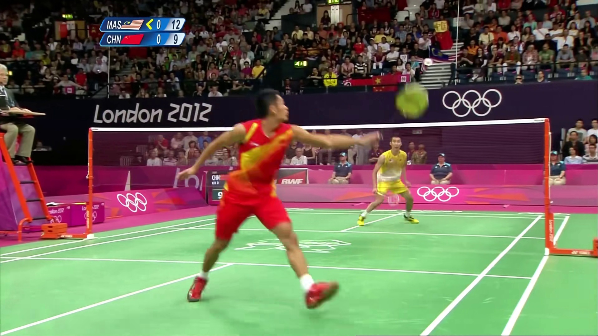 2012年伦敦a运会 林丹vs李宗伟 超清精简版