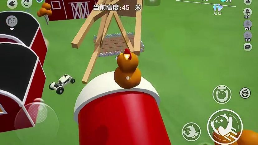 一个存档都没有的蛋仔版动物攀爬onlyup，谁敢玩