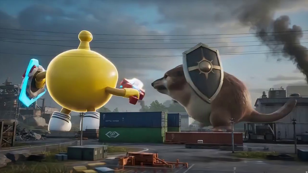 蛋仔派对：不同蛋仔打我的刀盾