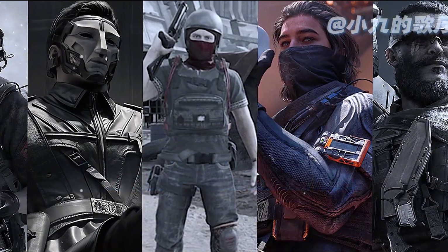 “你在左边 我紧靠右 还是你和我” 我们俩 红狼