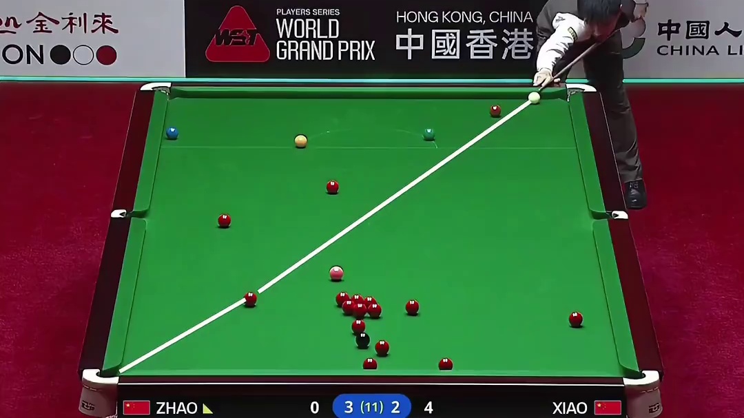 火力全开！赵心童长台启动暴力K球，对手只能场边欣赏！