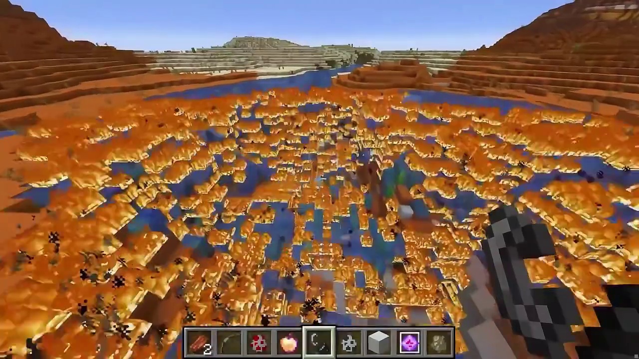 我的世界：mc玩家修改了火焰代码，让整个世界都燃烧了起来！