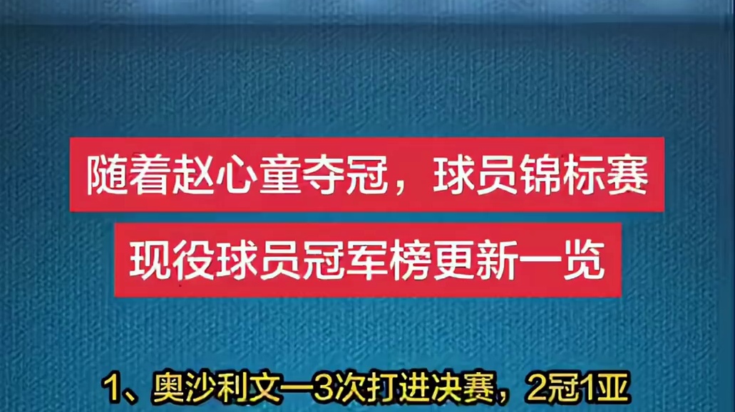 恭喜赵心童成为该项赛事史上，第9位冠军成员，同时也是继丁俊晖之后，第二位获此成就的中国球员。另外赵心童依然延续着100%的决赛胜率，世界排名也跻身前五，再次祝贺赵心童！