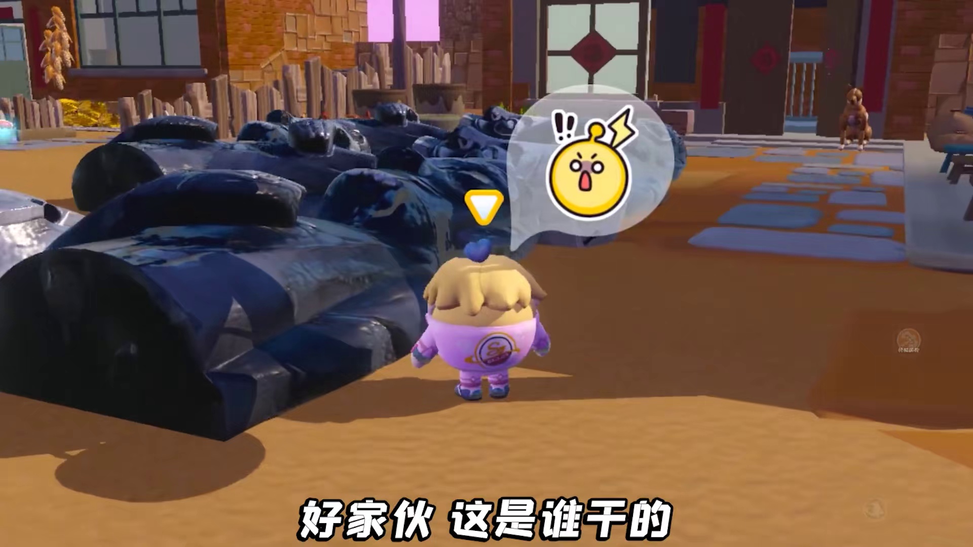 蛋仔派对:石像组成神秘数字？不断倒计时，最后会发生啥！