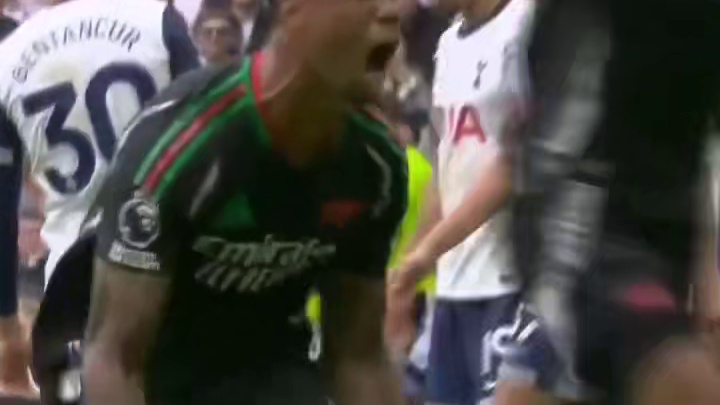 北伦敦德比名场面 加布头槌一剑封喉