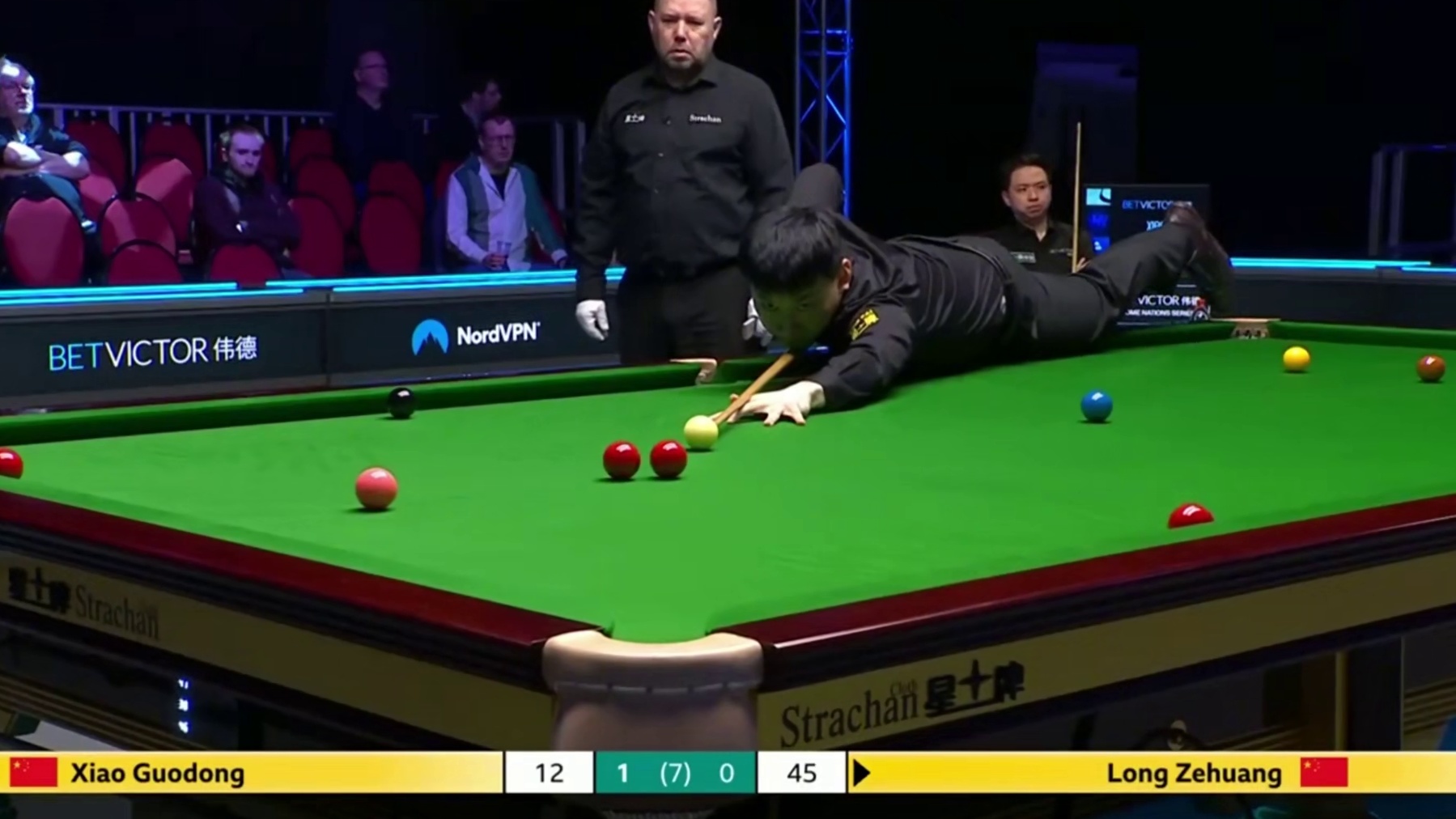 2026斯诺克威尔士公开赛；肖国栋vs龙泽煌