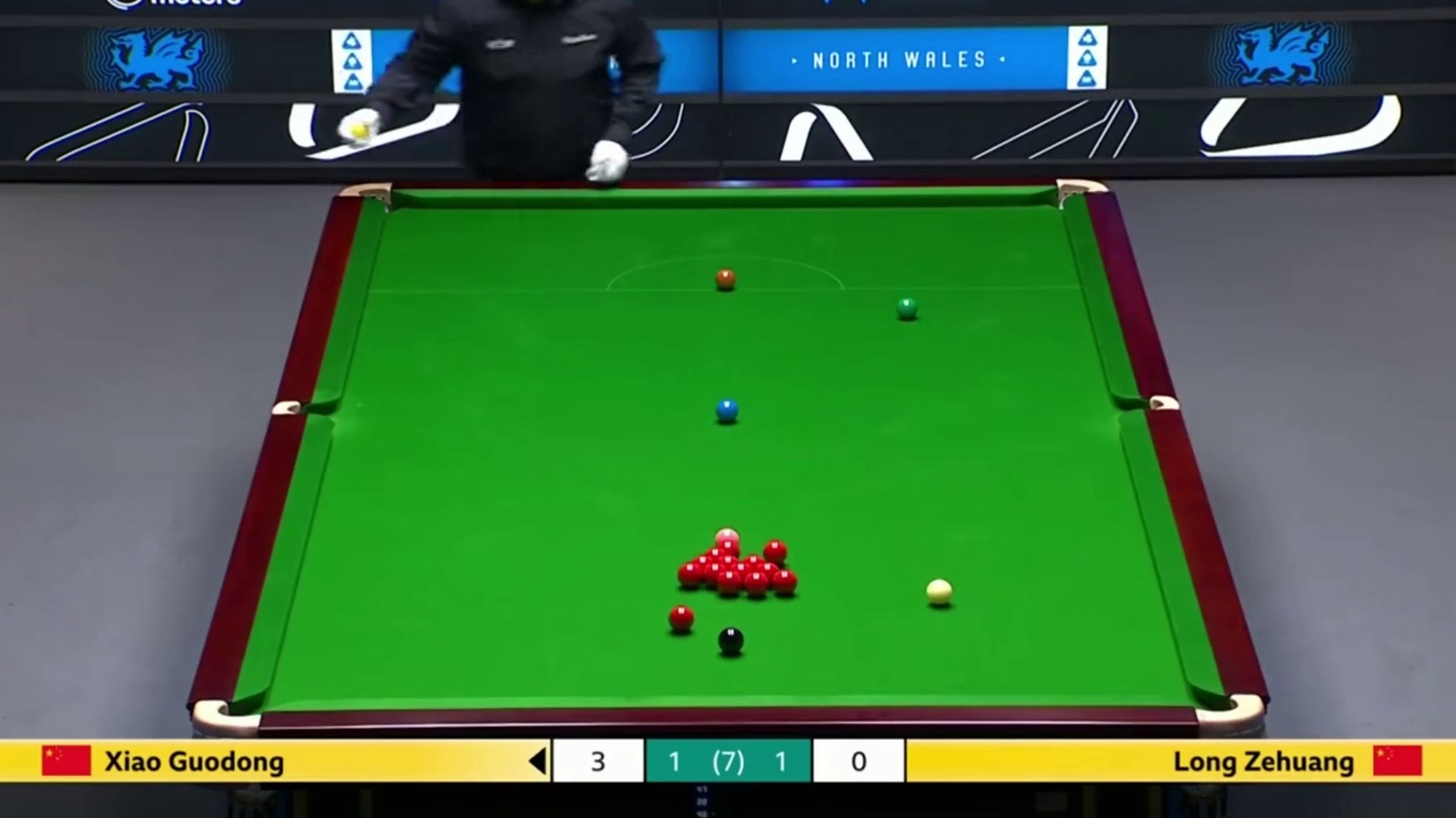 2026斯诺克威尔士公开赛；肖国栋vs龙泽煌