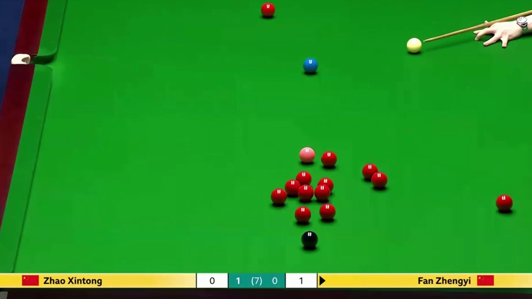 2026斯诺克威尔士公开赛；赵心童vs范争一