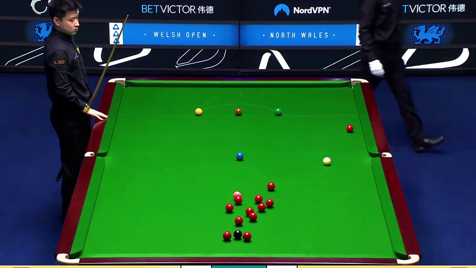 2026威尔士公开赛，赵心童超神低杆太帅了，结局极限翻袋破百