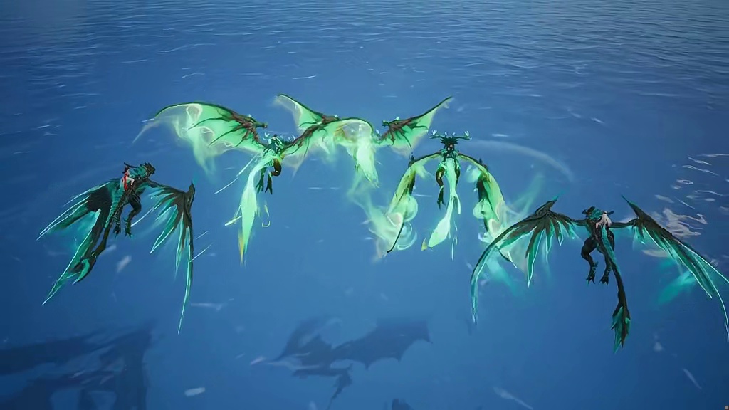 载具展示丨远古战场奖励揭晓！苍序影龙·游森&苍序影龙·暮影展示 
载具介绍:
苍影铺展，古树般的脉络