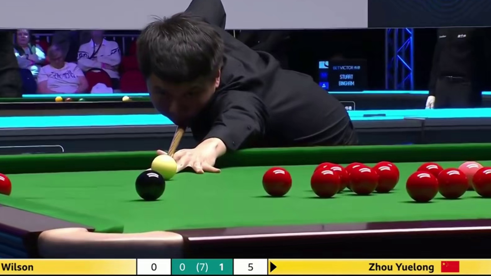 2026斯诺克威尔士公开赛；威尔逊vs周跃龙