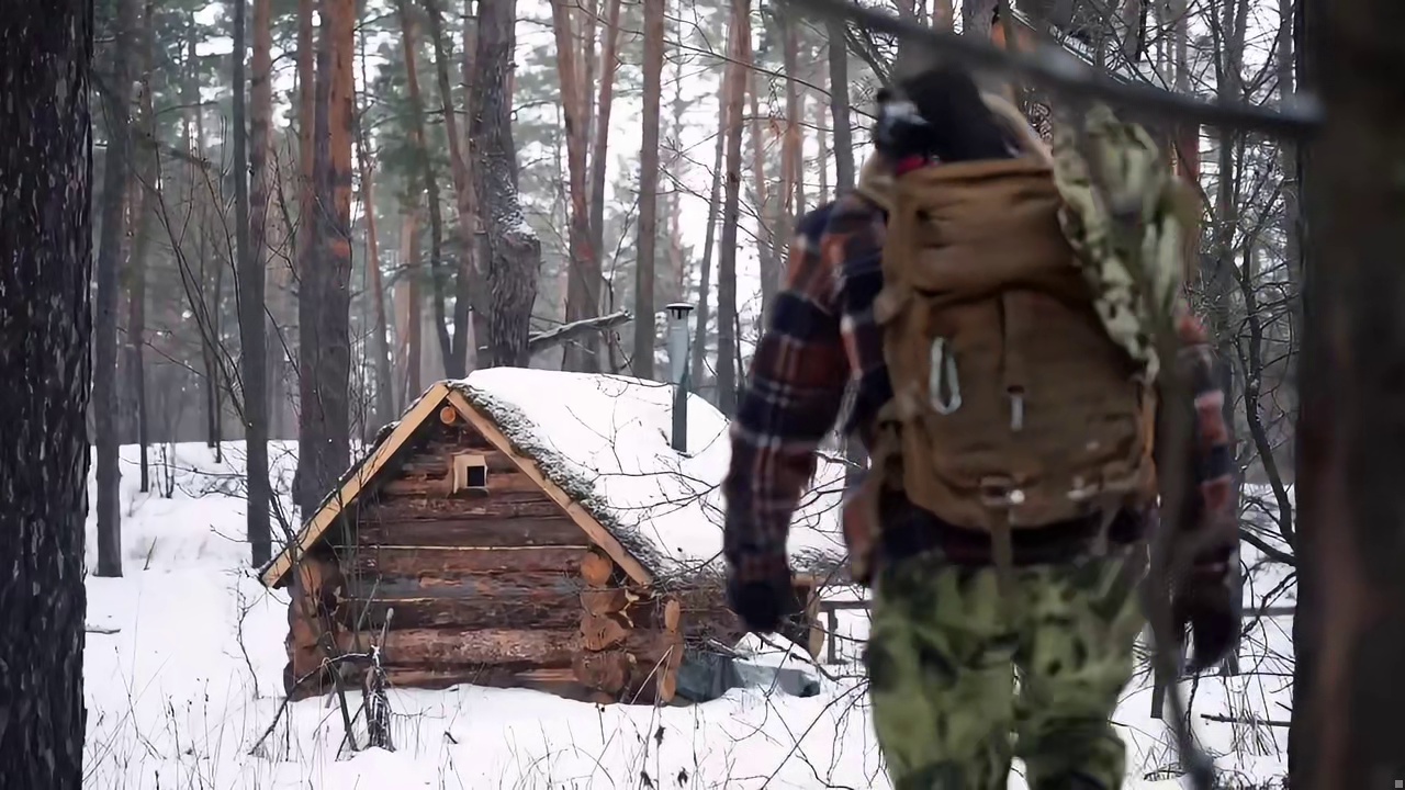 零下三十度的野外，男人竟能洗上六十度的桑拿