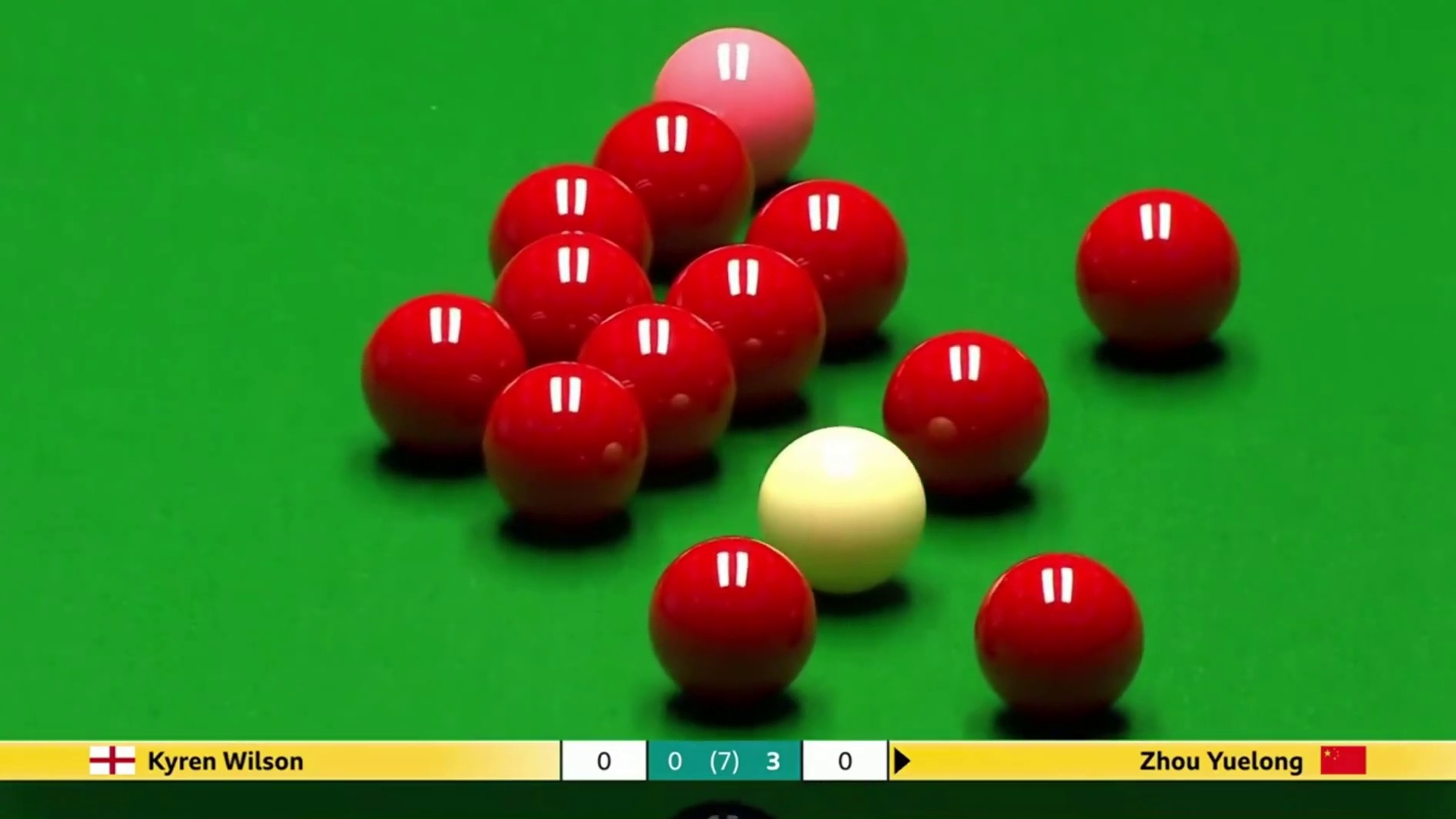 2026斯诺克威尔士公开赛；威尔逊vs周跃龙