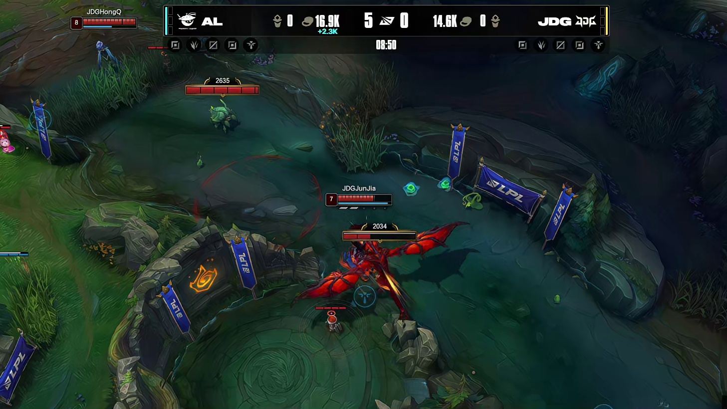 JDG拿下第一条小龙
