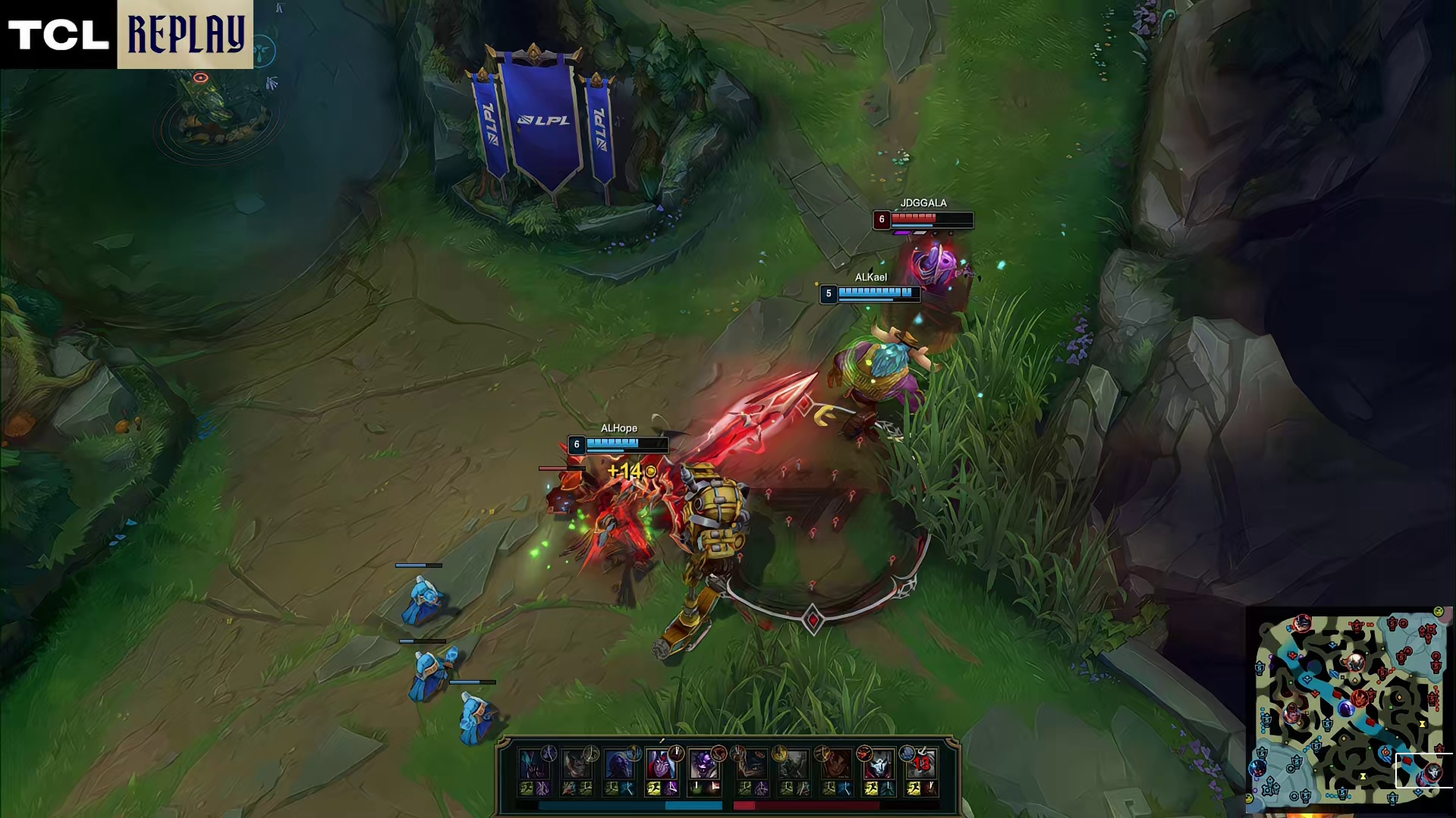 AL中上联动击杀Xiaoxu兰博