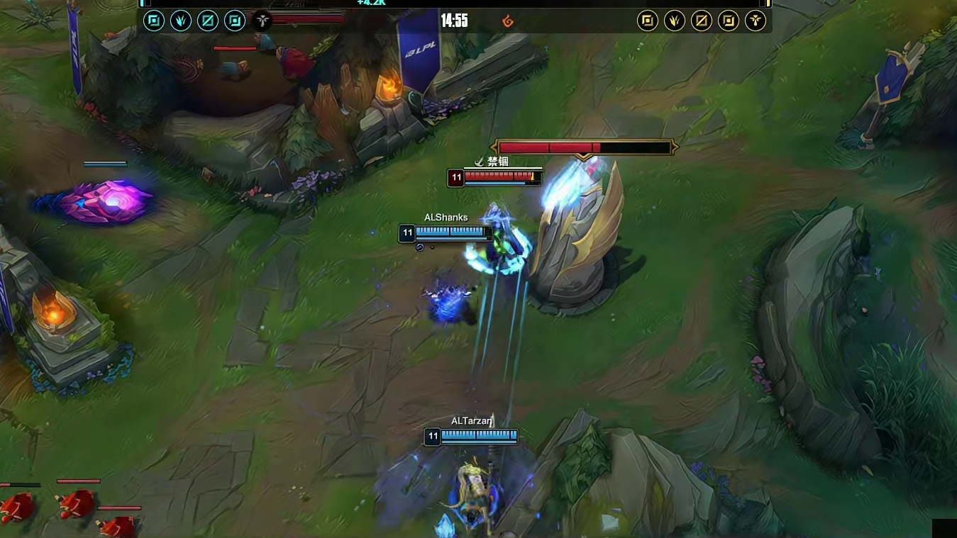 Shanks瑞兹开车中路击杀HongQ岩雀