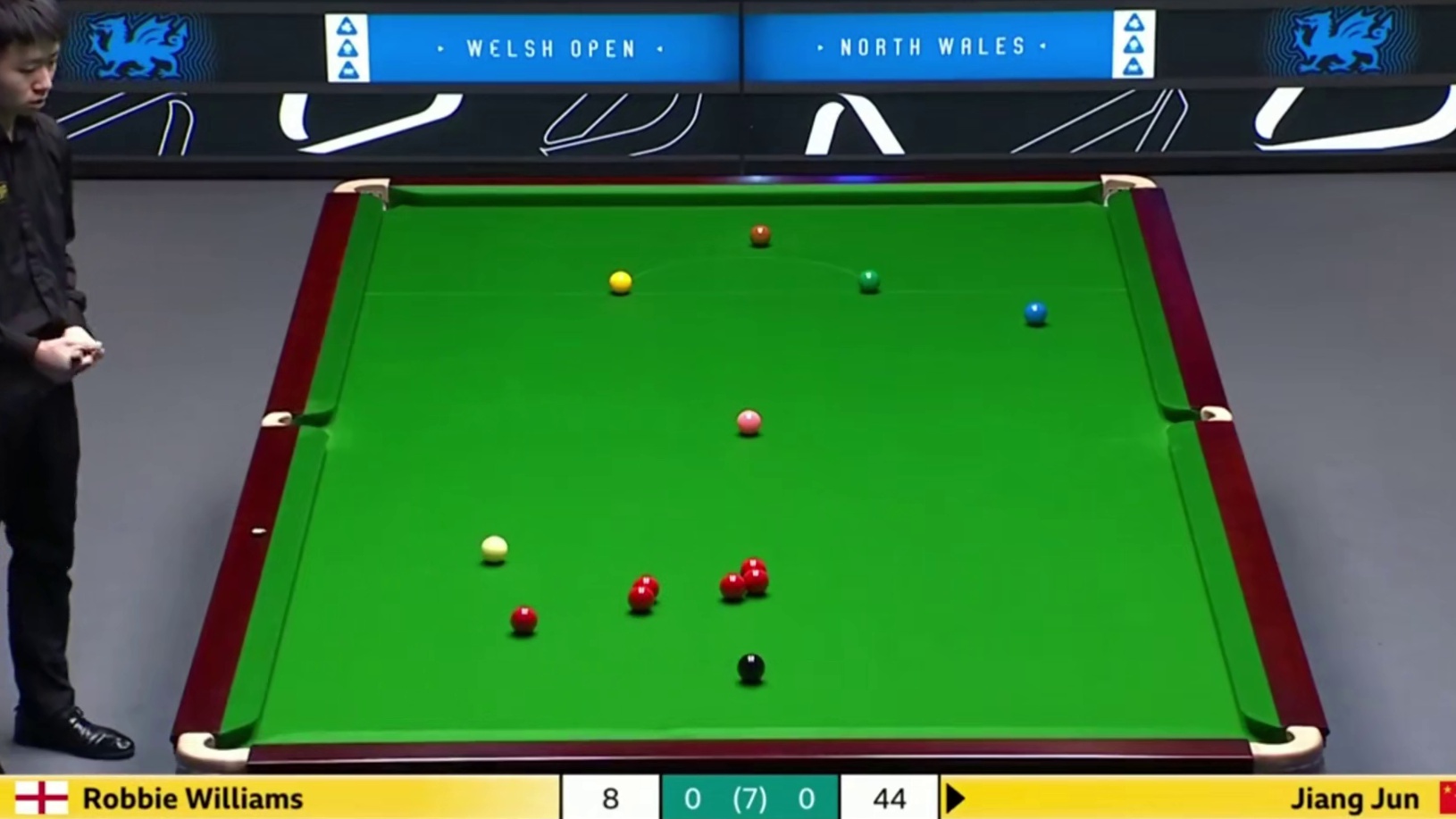 2026斯诺克威尔士公开赛；江俊vs威廉姆斯