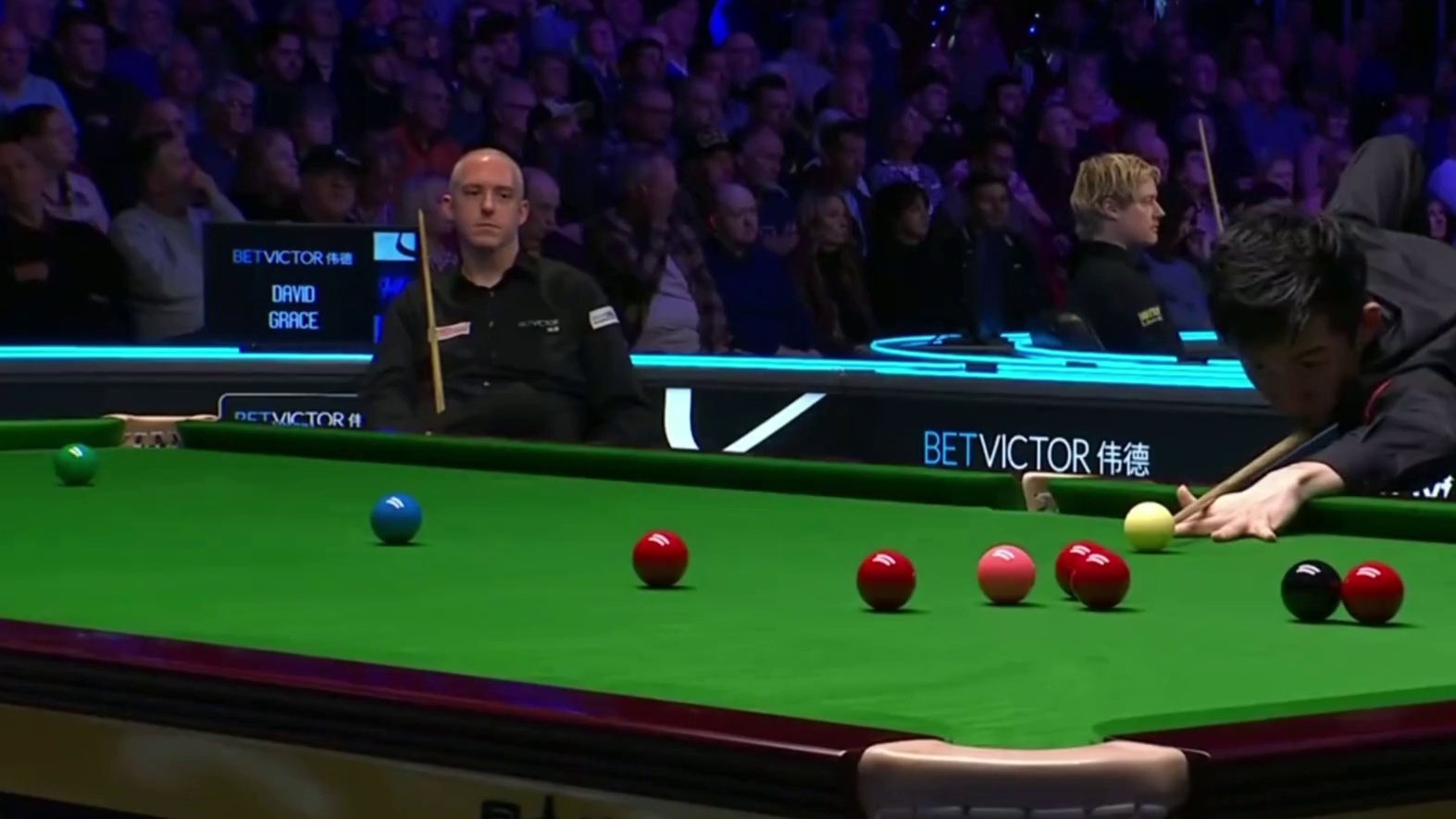 2026斯诺克威尔士公开赛；吴宜泽vs格雷斯