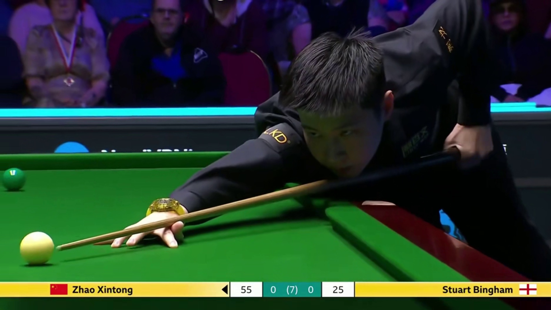 2026斯诺克威尔士公开赛；宾汉姆vs赵心童