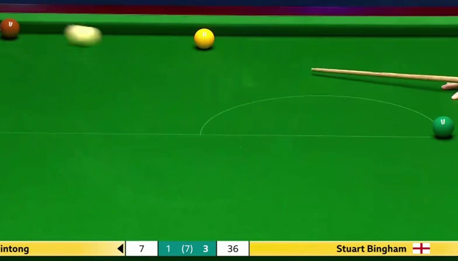 2026斯诺克威尔士公开赛；宾汉姆vs赵心童