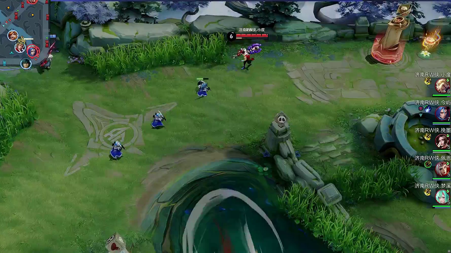 RW侠包下越塔带走苍，AG其他人迅速支援留下少司缘