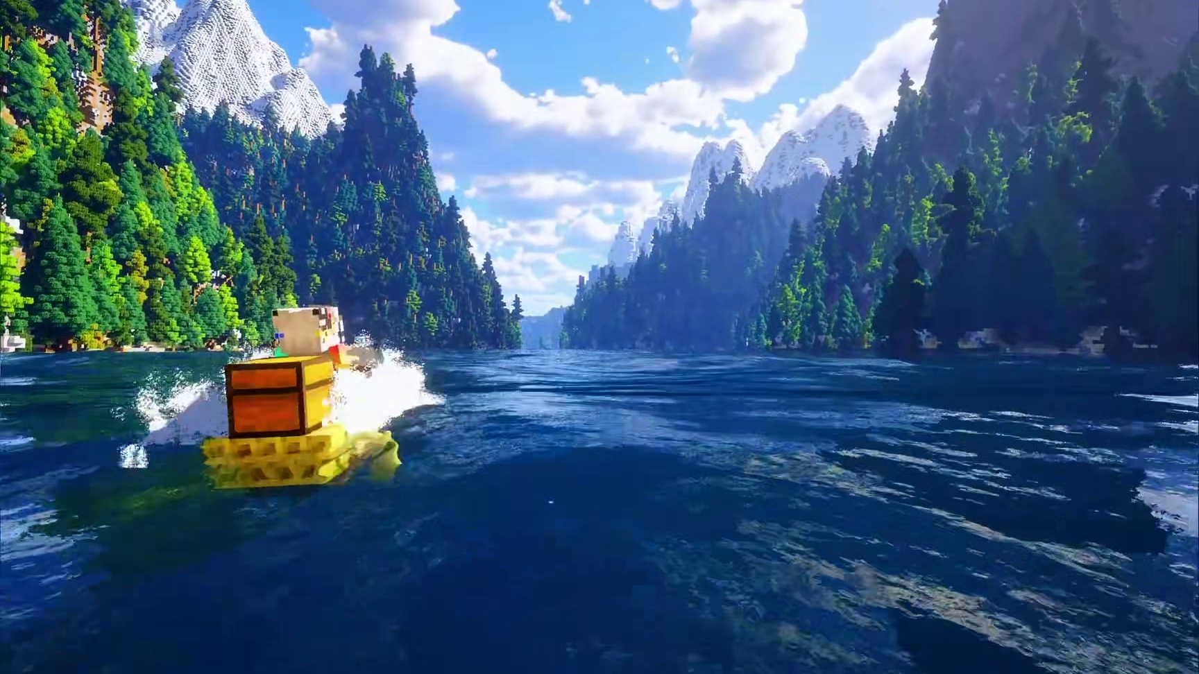 掉进水里上来身处绝美风景中