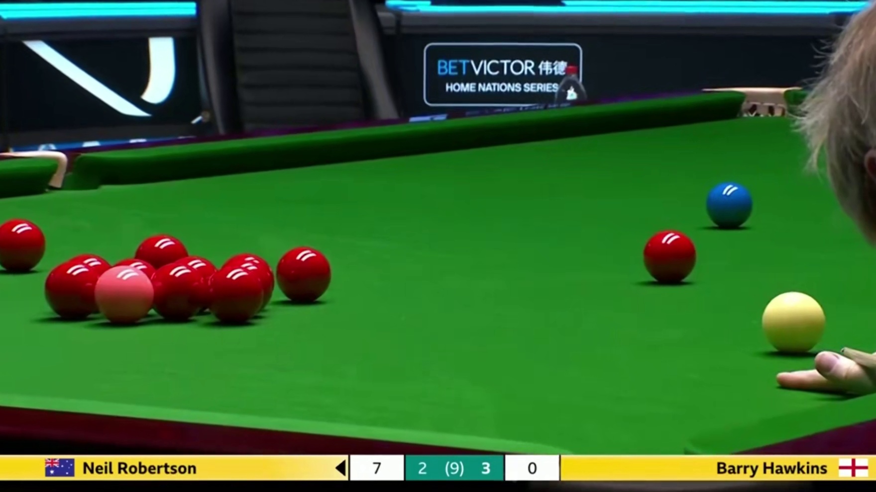 2026斯诺克威尔士公开赛；霍金斯vs罗伯逊