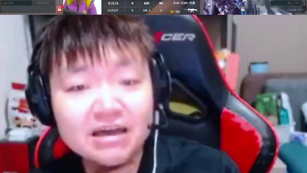 11苏不当人冲锋狙狂瞬三杀，结果被LGD上演2V5残局，当场把各主播看傻了CFPLS27