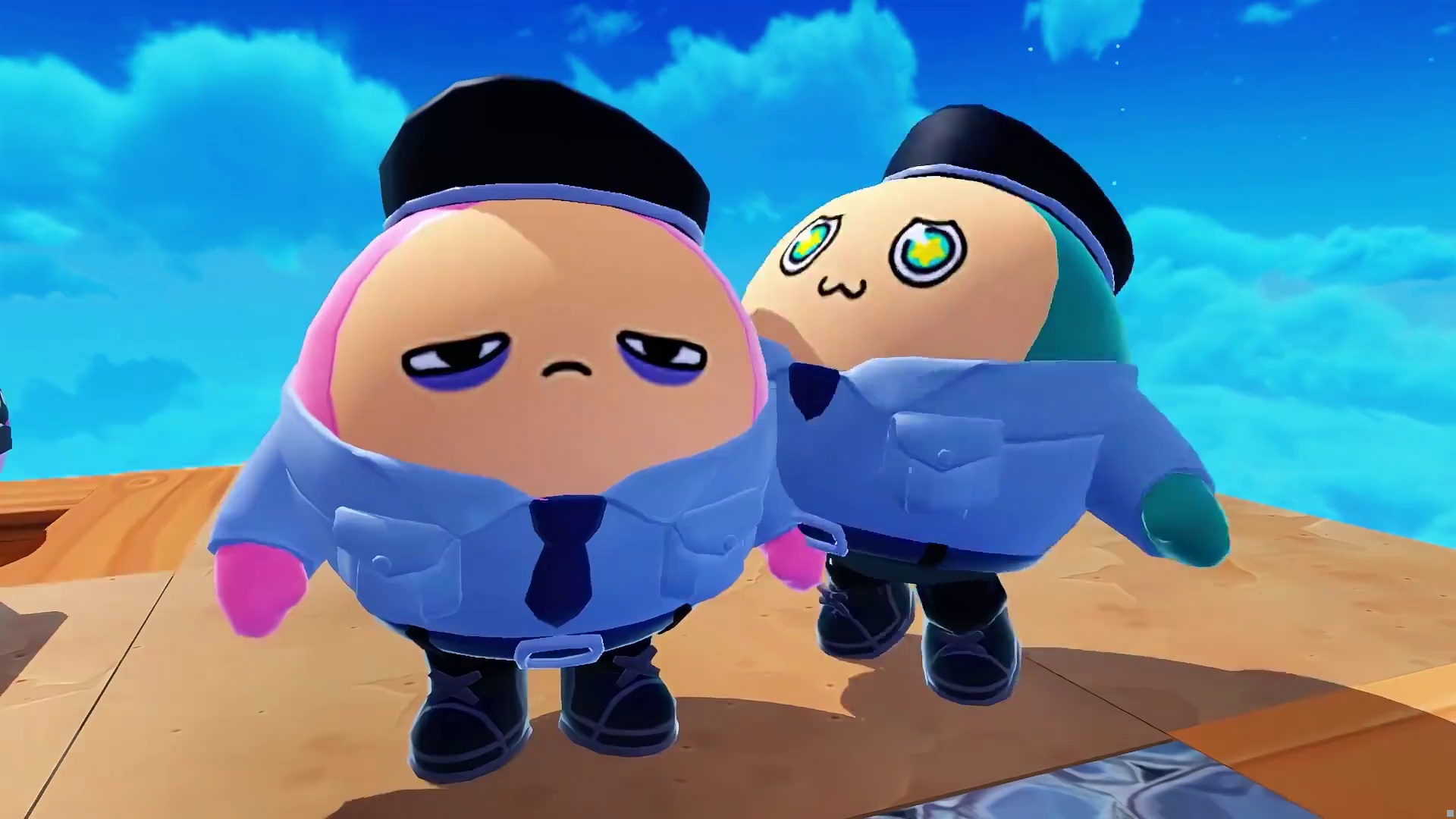 蛋仔派对：水方块生存第5集！僵尸危机，生死一线！ #