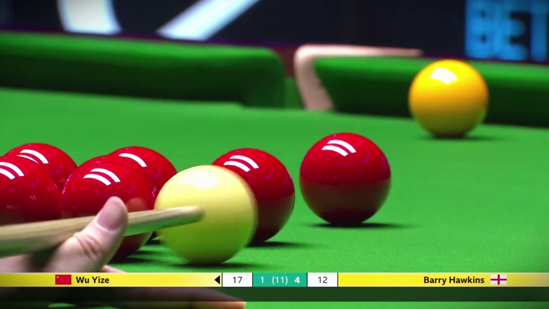 最新比赛：吴宜泽极限准度纠错，“暴打”霍金斯剑指第二冠