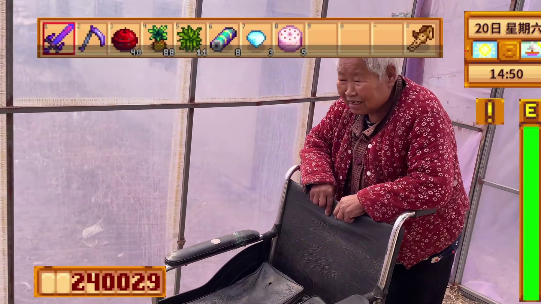 【星露谷物语】奶奶腰疼还没好，今天要推车？